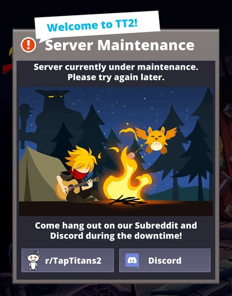 tap titan compendium|tap titans server maintenance.